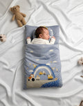Ultimate 2-Piece Newborn Sleep Nest & Head-Support Pillow Set – Premium Cotton Comfort Collection