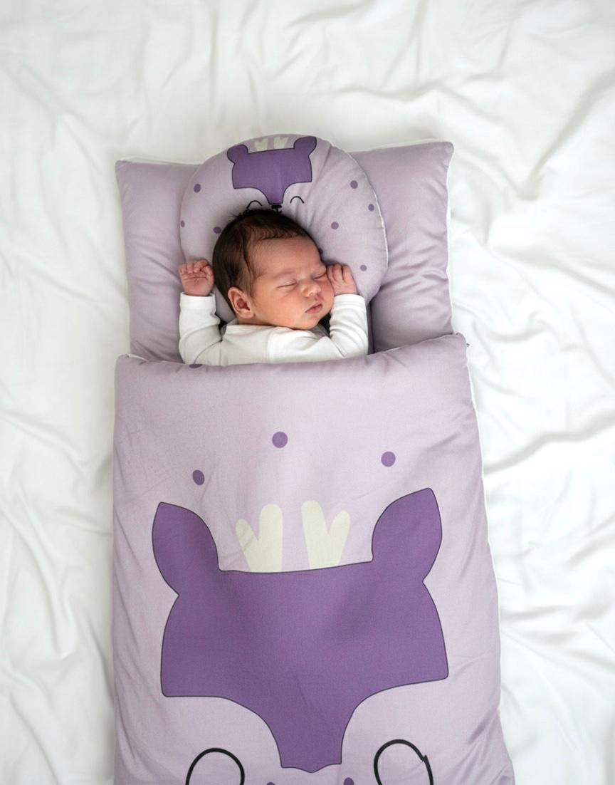 Premium 2-Piece Newborn Sleep Nest Set – Ergonomic Head Support & Ultra-Soft Travel Bed