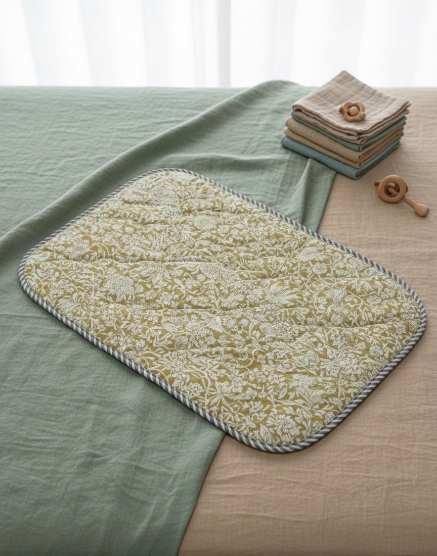 Imported Soft Quilted Baby Changing Sheet-PAIR OF 3